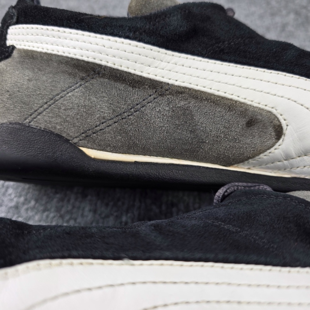 PUMA Speedcat OG Black/White Suede Driving Shoes - Men's Size 11 - Picture 8 of 12
